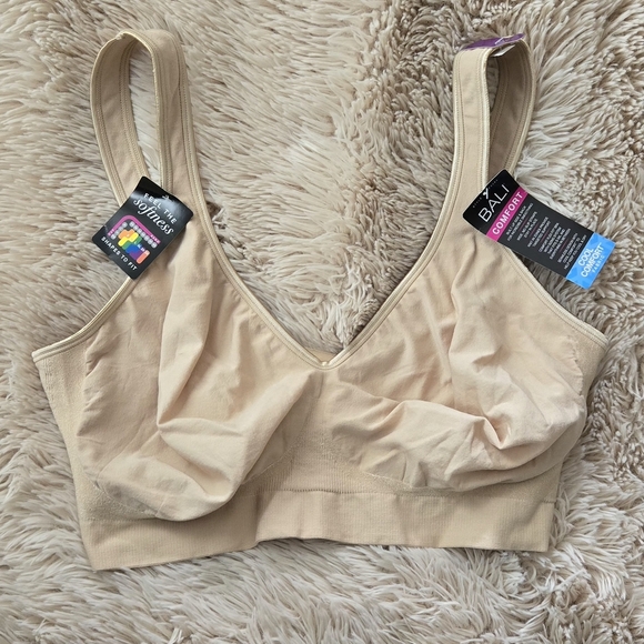 Bali Full-Coverage Wirefree T-Shirt Bra #969 - Picture 5 of 7